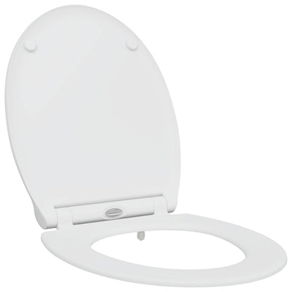 Toilet Seat White 47 x 37.5 x 3.8 cm Duroplast