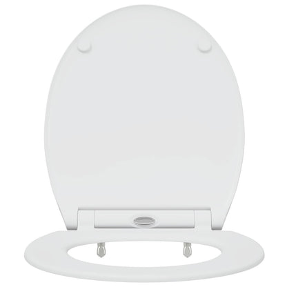 Toilet Seat White 47 x 37.5 x 3.8 cm Duroplast