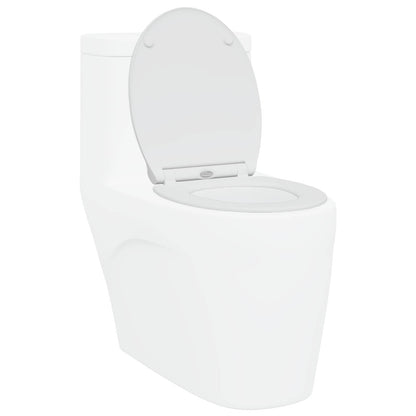 Toilet Seat White 47 x 37.5 x 3.8 cm Duroplast