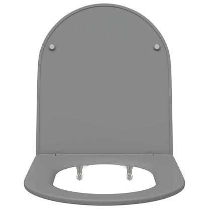 Toilet Seat Grey 47 x 36 x 3.4 cm Duroplast