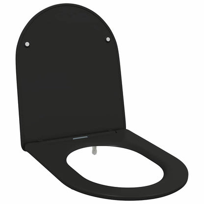 Toilet Seat Black 47 x 36 x 3.4 cm Duroplast