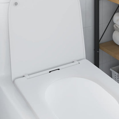 Toilet Seat White 47 x 36 x 3.4 cm Duroplast