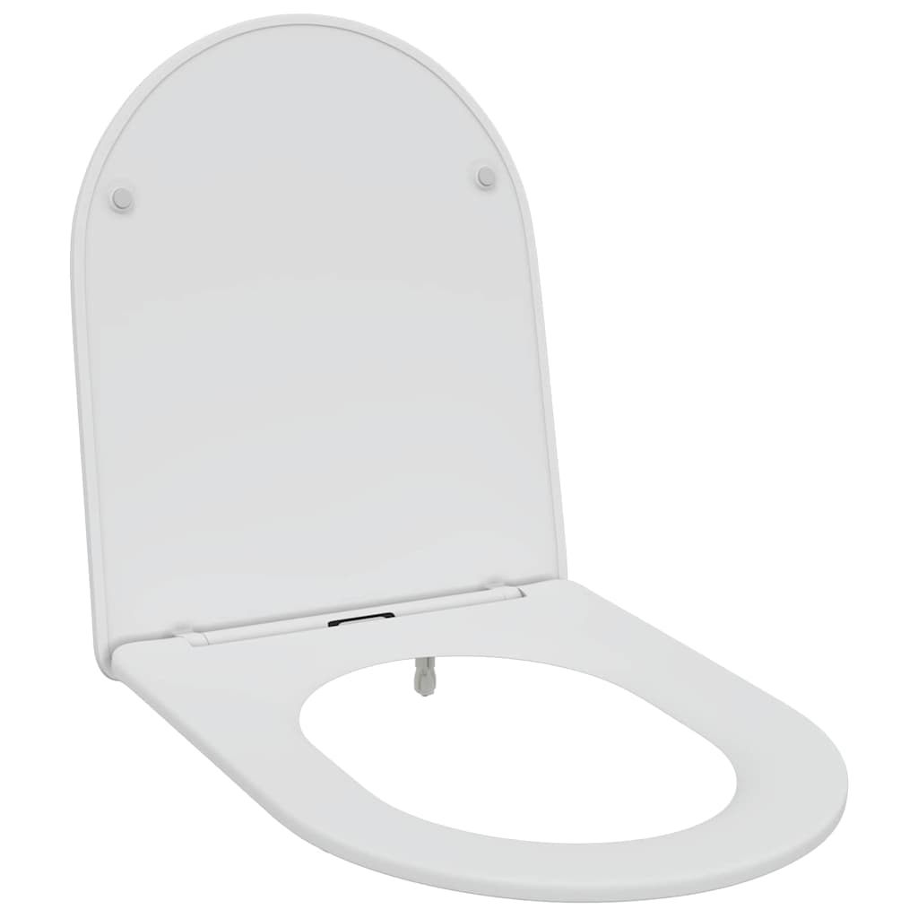 Toilet Seat White 47 x 36 x 3.4 cm Duroplast