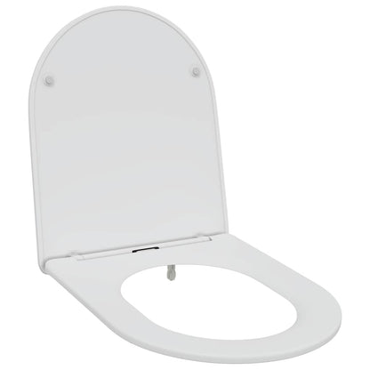 Toilet Seat White 47 x 36 x 3.4 cm Duroplast
