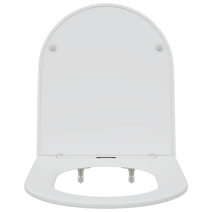 Toilet Seat White 47 x 36 x 3.4 cm Duroplast
