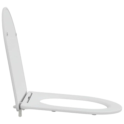 Toilet Seat White 47 x 36 x 3.4 cm Duroplast