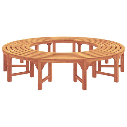 Tree Bench 2 pcs Natural 160 x 80 x 45cm Solid Eucalyptus Wood