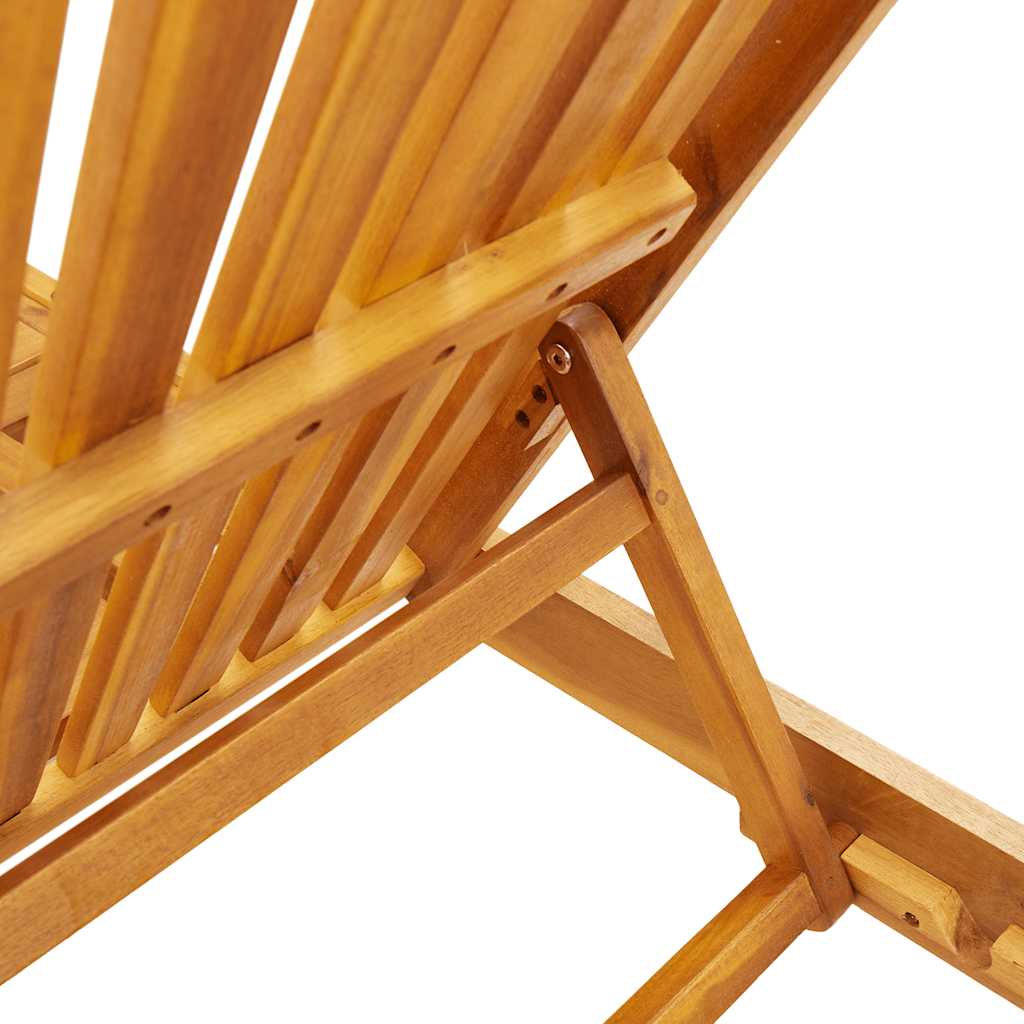 Sun Lounger | Set of 2 | Acacia wood | Solid Acacia wood | Standard