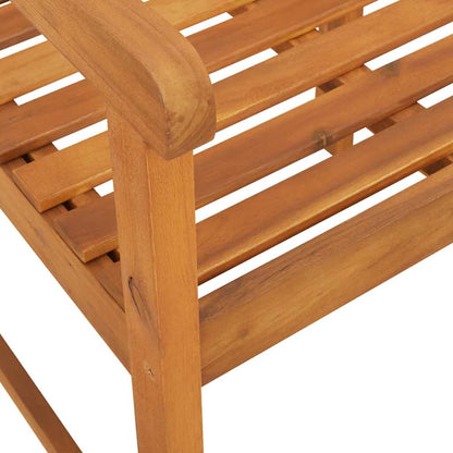 Garden Chairs 4 pcs Natural Solid Acacia Wood