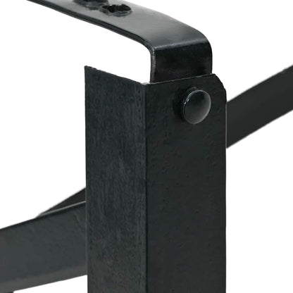 Beer Bench Legs Black Powder-Coated Steel