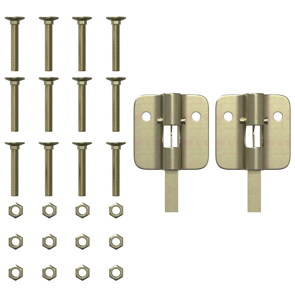 Beer Table Leg 2 pcs Black 39 x 3 x 75 cm Powder-Coated Steel