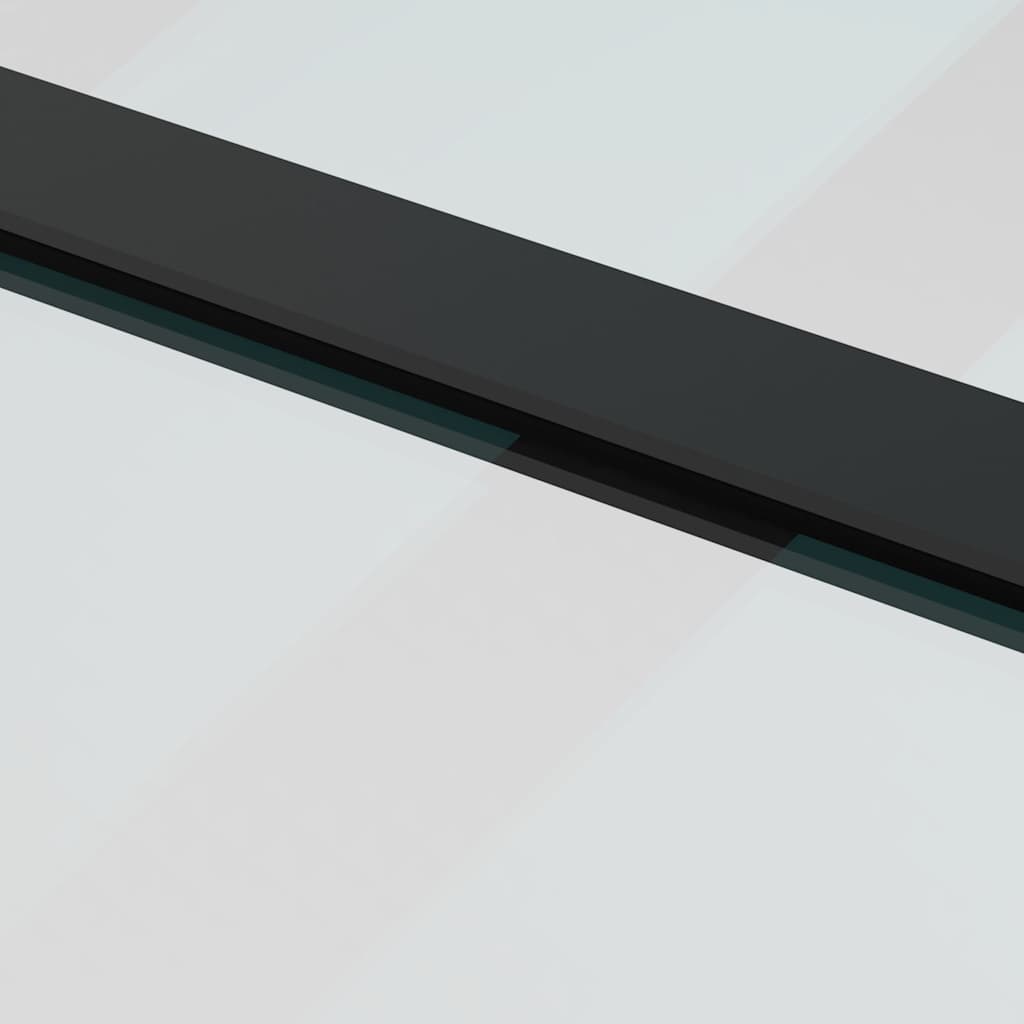 Sliding Door with Hardware Set 102,5x205 cm ESG Glass&Aluminium
