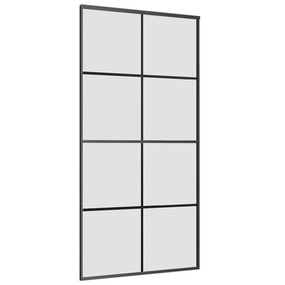 Sliding Door with Hardware Set 102,5x205 cm ESG Glass&Aluminium