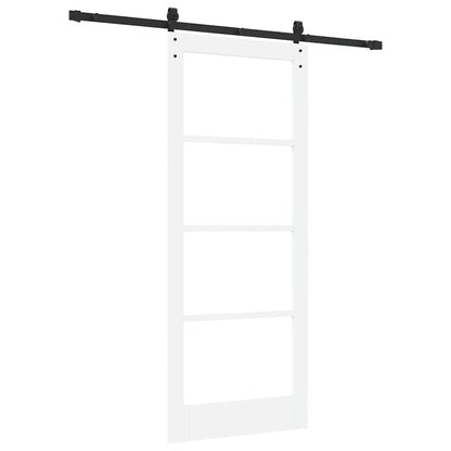 Sliding Door ORKDAL White and Black 83 x 202 cm