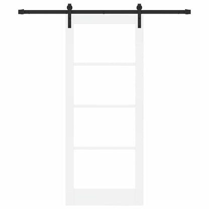 Sliding Door ORKDAL White and Black 83 x 202 cm