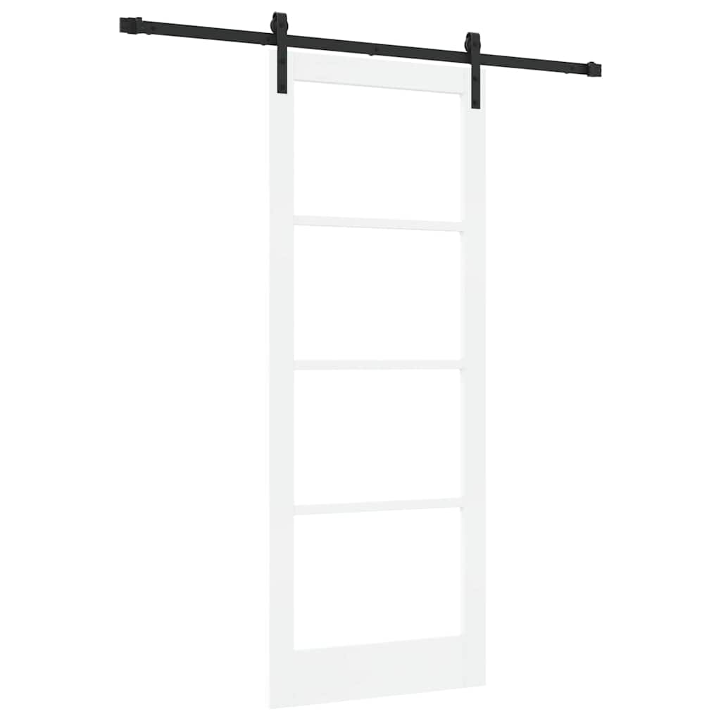 Sliding Door ORKDAL White and Black 83 x 211 cm