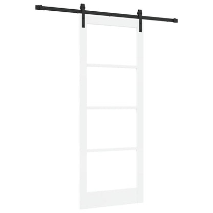 Sliding Door ORKDAL White and Black 83 x 211 cm