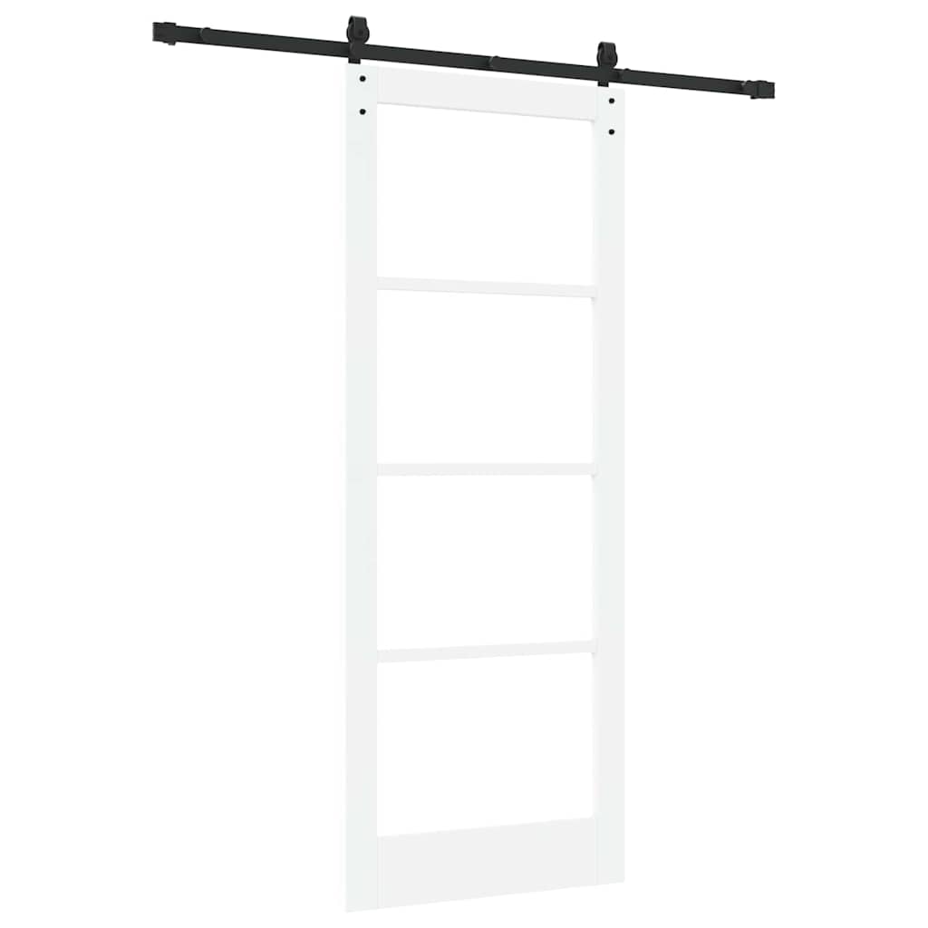 Sliding Door ORKDAL White and Black 83 x 211 cm