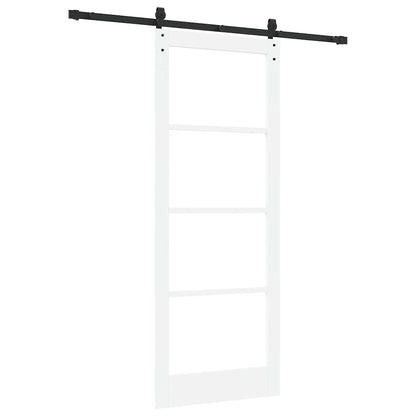 Sliding Door ORKDAL White and Black 83 x 211 cm