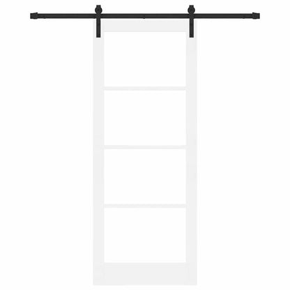 Sliding Door ORKDAL White and Black 83 x 211 cm