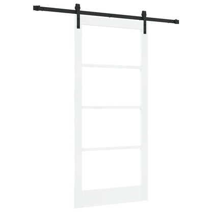 Sliding Door ORKDAL White and Black 93 x 202 cm