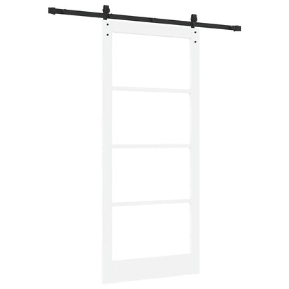 Sliding Door ORKDAL White and Black 93 x 211 cm