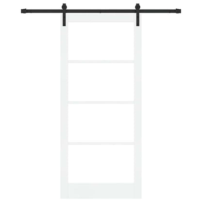 Sliding Door ORKDAL White and Black 93 x 211 cm
