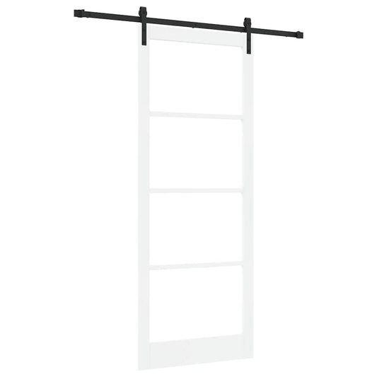 Sliding Door ORKDAL White and Black 93 x 232 cm