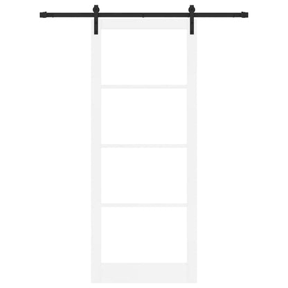 Sliding Door ORKDAL White and Black 93 x 232 cm