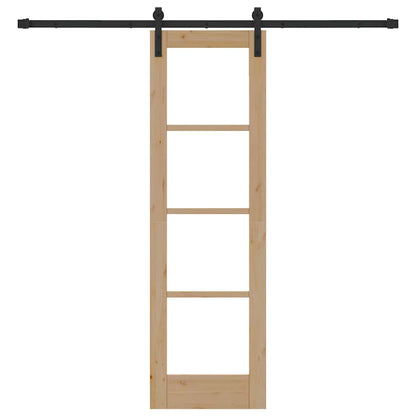 Sliding Door ORKDAL Natural and Black 61 x 198.5 cm