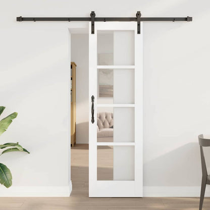 Sliding Door ORKDAL White and Black 61 x 198.5 cm