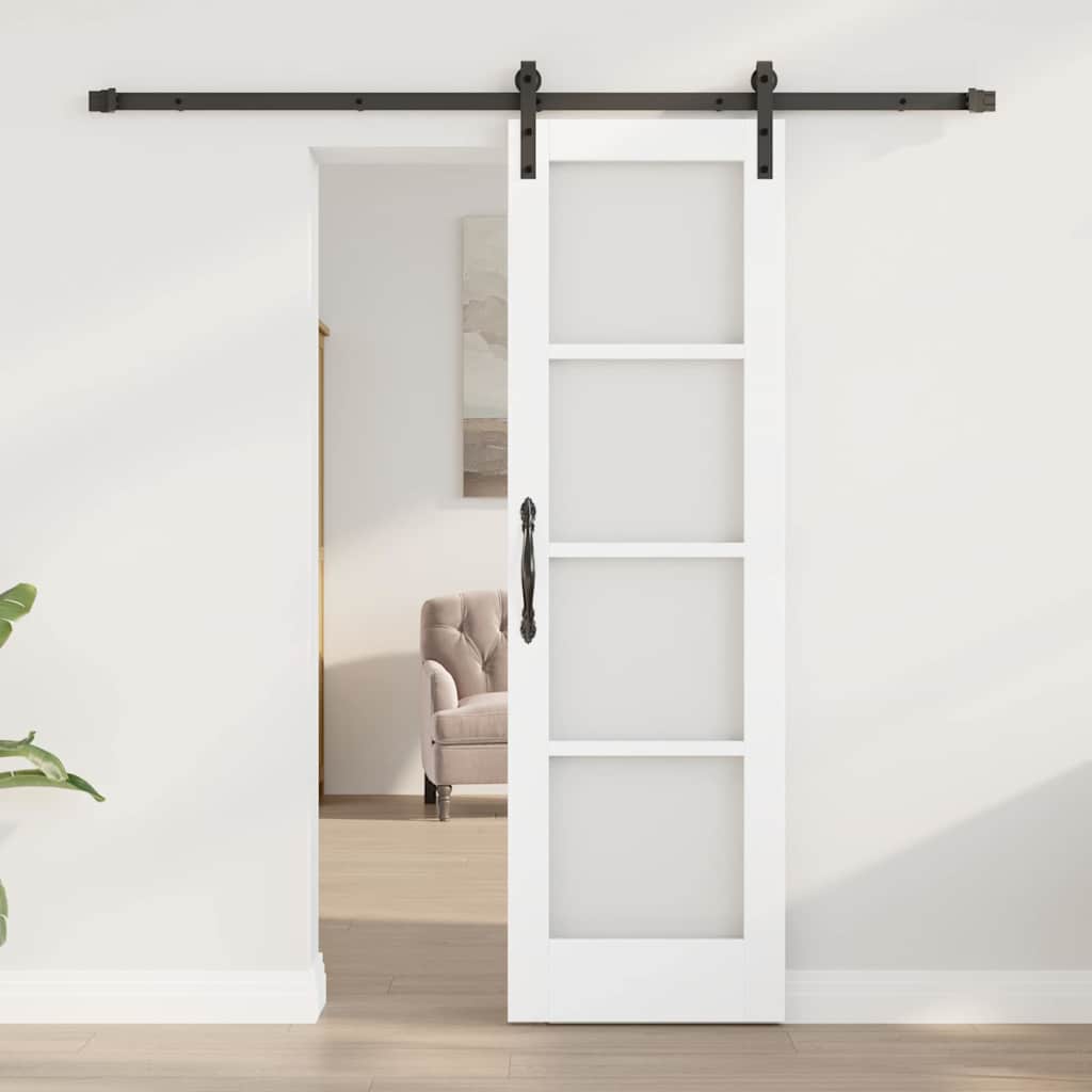 Sliding Door ORKDAL White and Black 61 x 198.5 cm