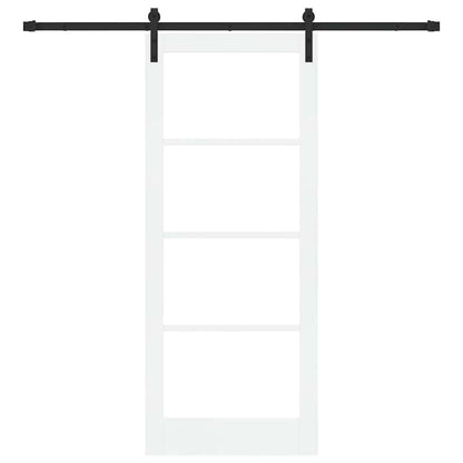 Sliding Door ORKDAL White and Black 83 x 202 cm