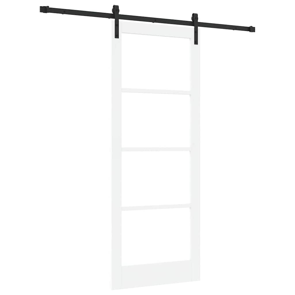 Sliding Door ORKDAL White and Black 83 x 211 cm