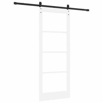 Sliding Door ORKDAL White and Black 83 x 211 cm