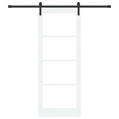 Sliding Door ORKDAL White and Black 83 x 211 cm