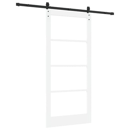 Sliding Door ORKDAL White and Black 93 x 202 cm