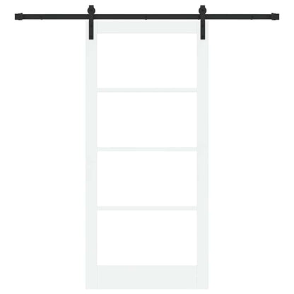 Sliding Door ORKDAL White and Black 93 x 202 cm