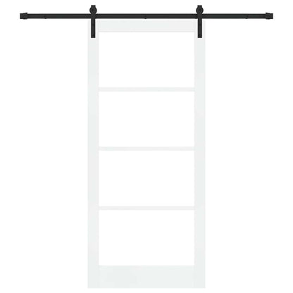 Sliding Door ORKDAL White and Black 93 x 211 cm