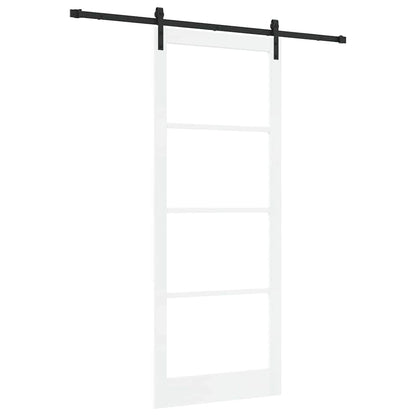 Sliding Door ORKDAL White and Black 93 x 232 cm