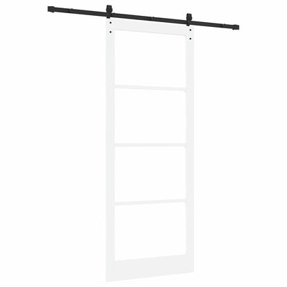 Sliding Door ORKDAL White and Black 93 x 232 cm