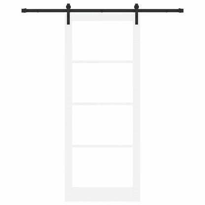 Sliding Door ORKDAL White and Black 93 x 232 cm