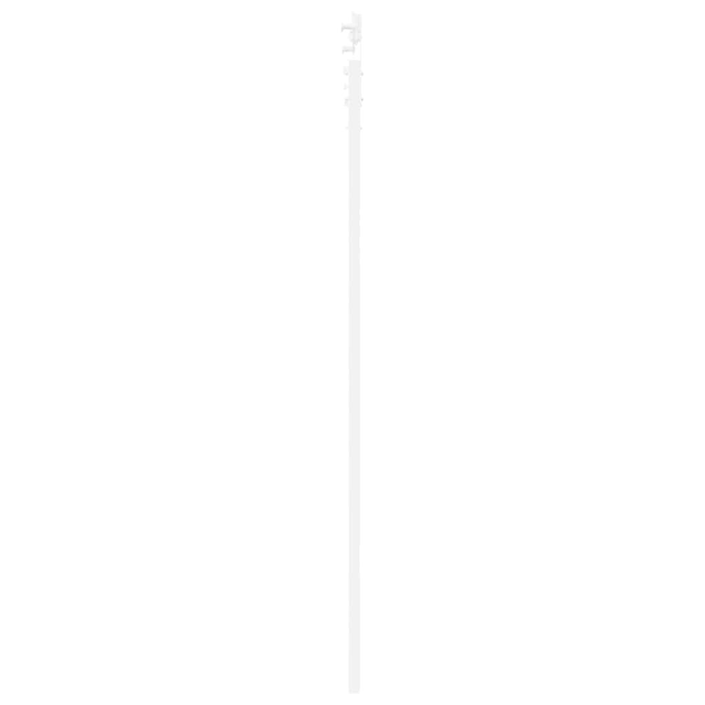 Sliding Door ORKDAL White 83 x 202 cm Solid Pine Wood and Glass