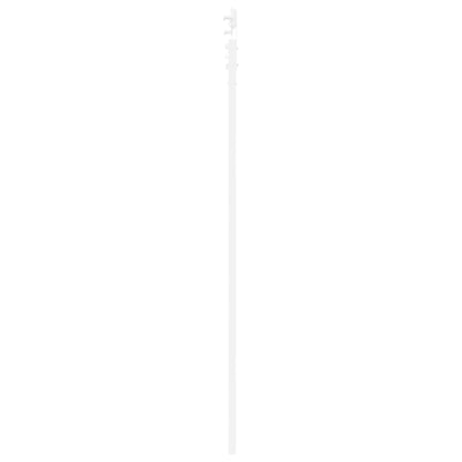 Sliding Door ORKDAL White 83 x 202 cm Solid Pine Wood and Glass