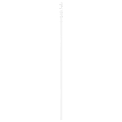 Sliding Door ORKDAL White 83 x 211 cm Solid Pine Wood and Glass