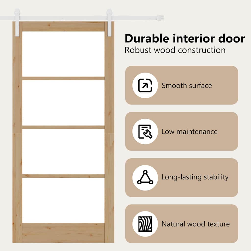 Sliding Door ORKDAL Natural 93 x 202 cm