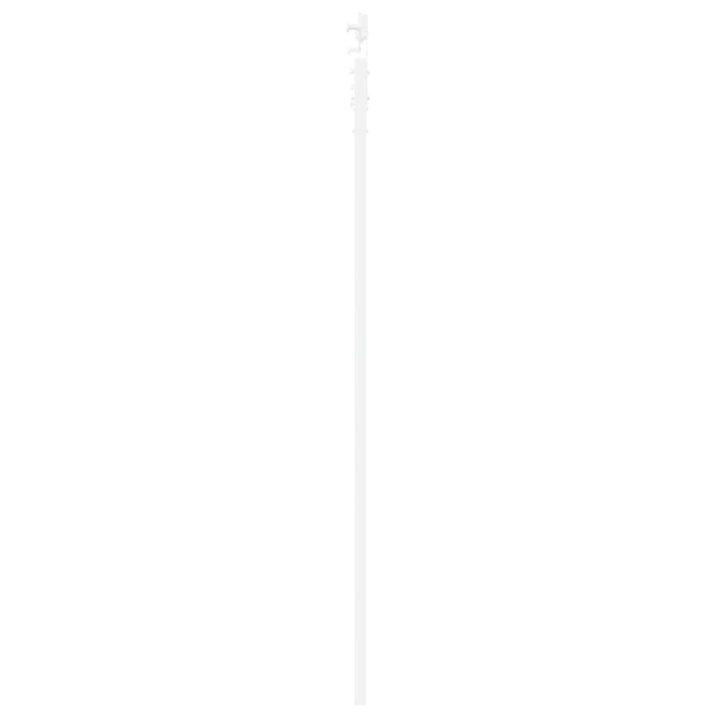 Sliding Door ORKDAL White 93 x 202 cm Solid Pine Wood and Glass