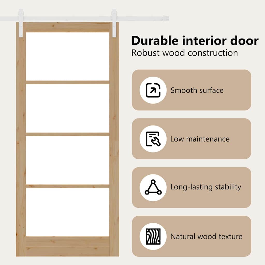 Sliding Door ORKDAL Natural 93 x 211 cm