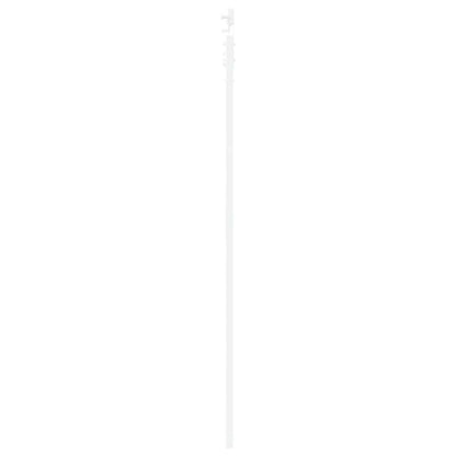 Sliding Door ORKDAL White 93 x 211 cm Solid Pine Wood and Glass