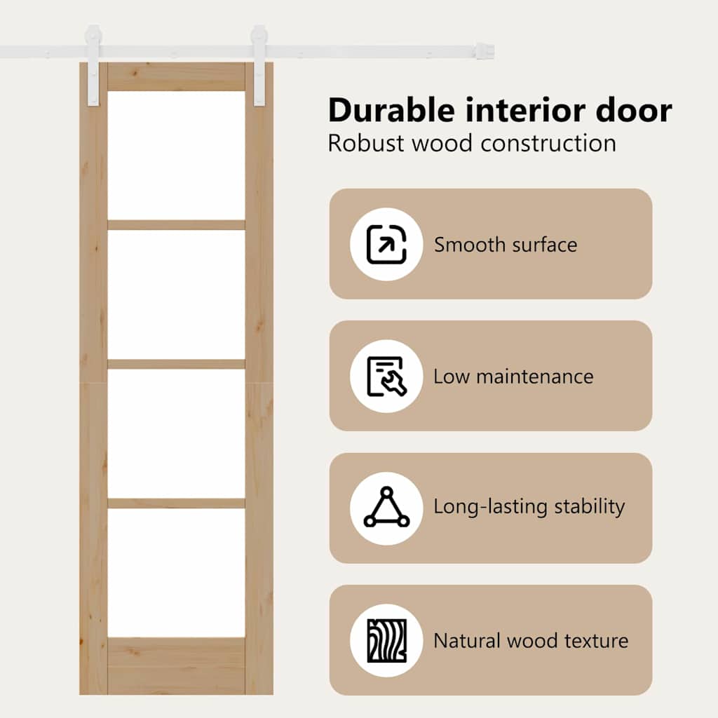 Sliding Door ORKDAL Natural 61 x 198.5 cm